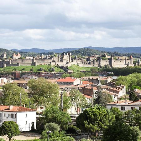 Studio Avec Parking Vue Sur La Cite De Carcassonne Exteriér fotografie