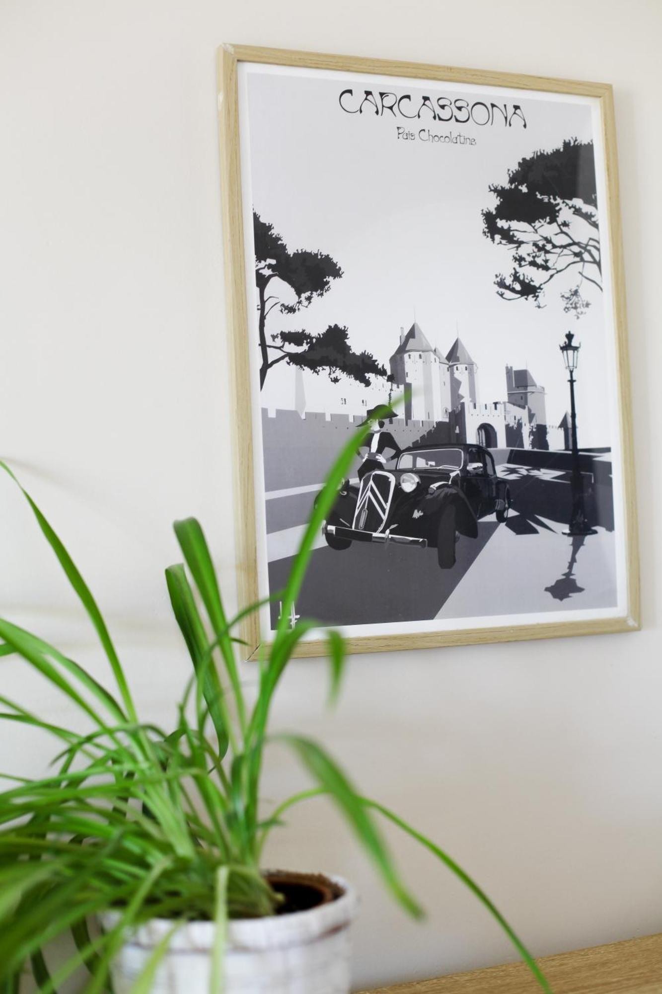 Studio Avec Parking Vue Sur La Cite De Carcassonne Exteriér fotografie