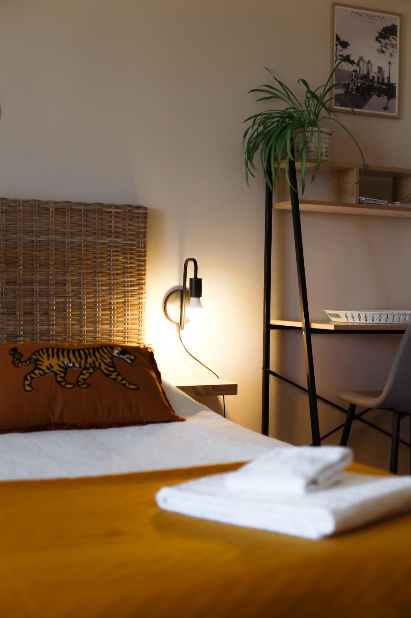 Studio Avec Parking Vue Sur La Cite De Carcassonne Exteriér fotografie