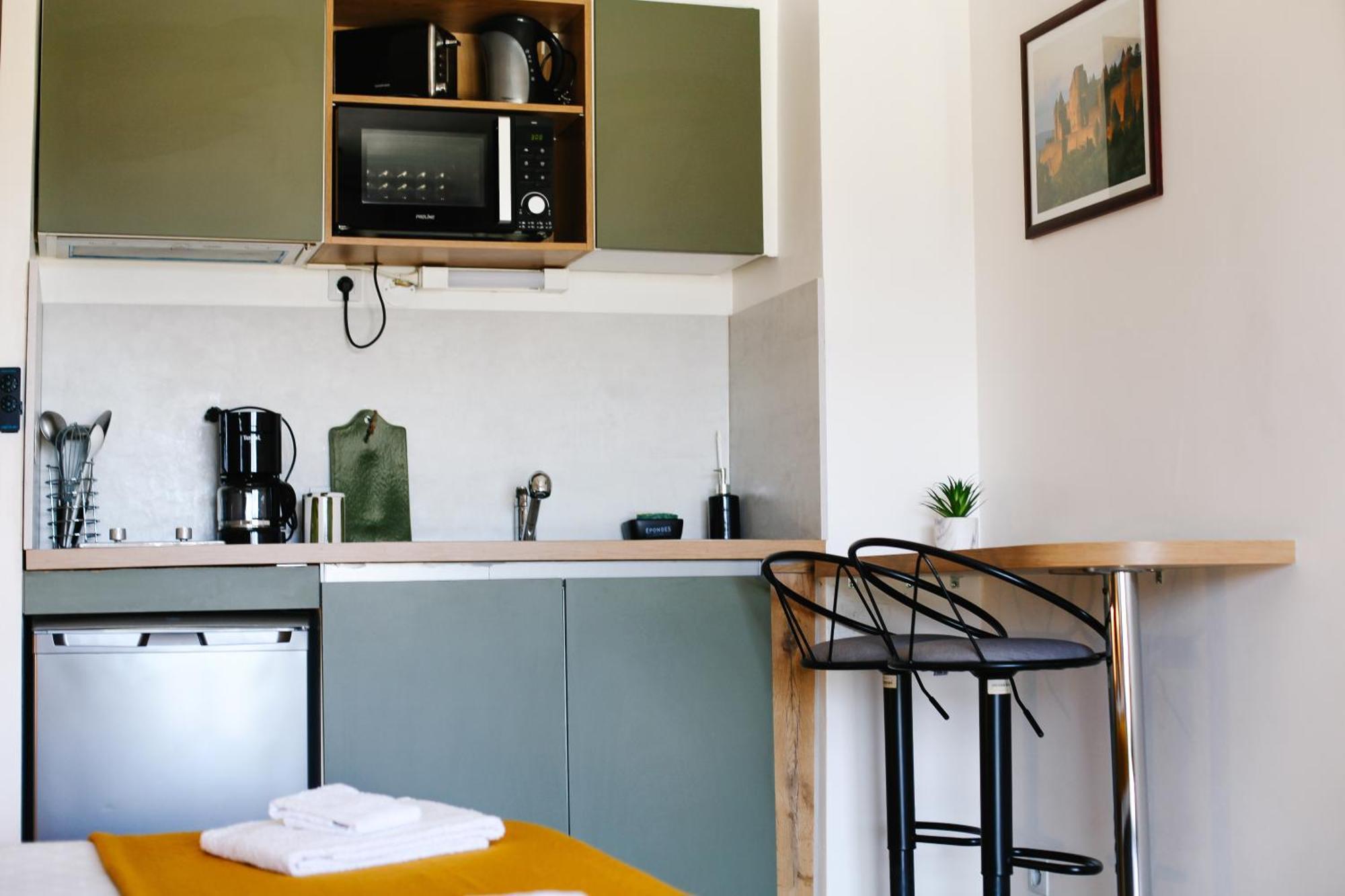 Studio Avec Parking Vue Sur La Cite De Carcassonne Exteriér fotografie